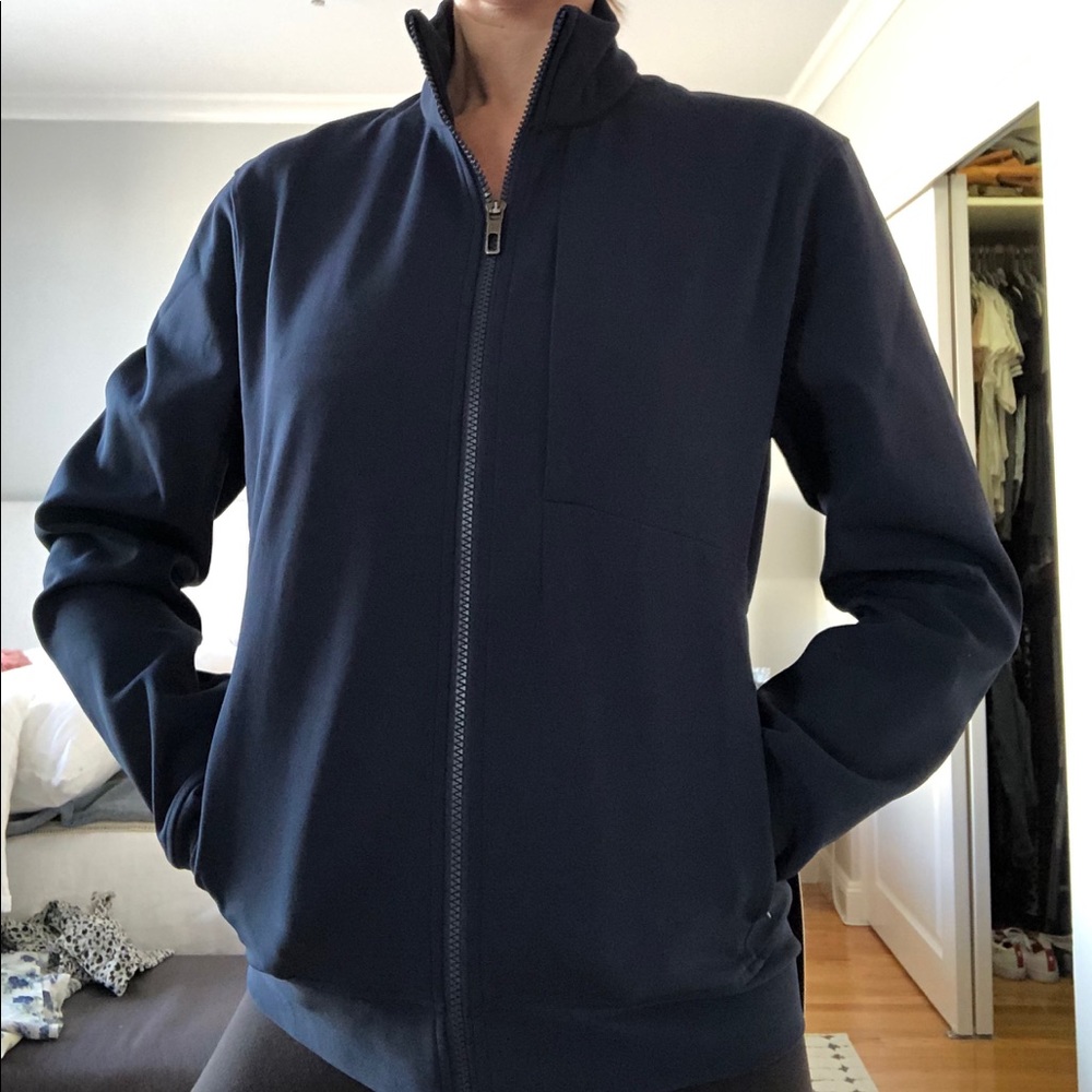 Lululemon unisex Sojourn Navy Track Jacket
